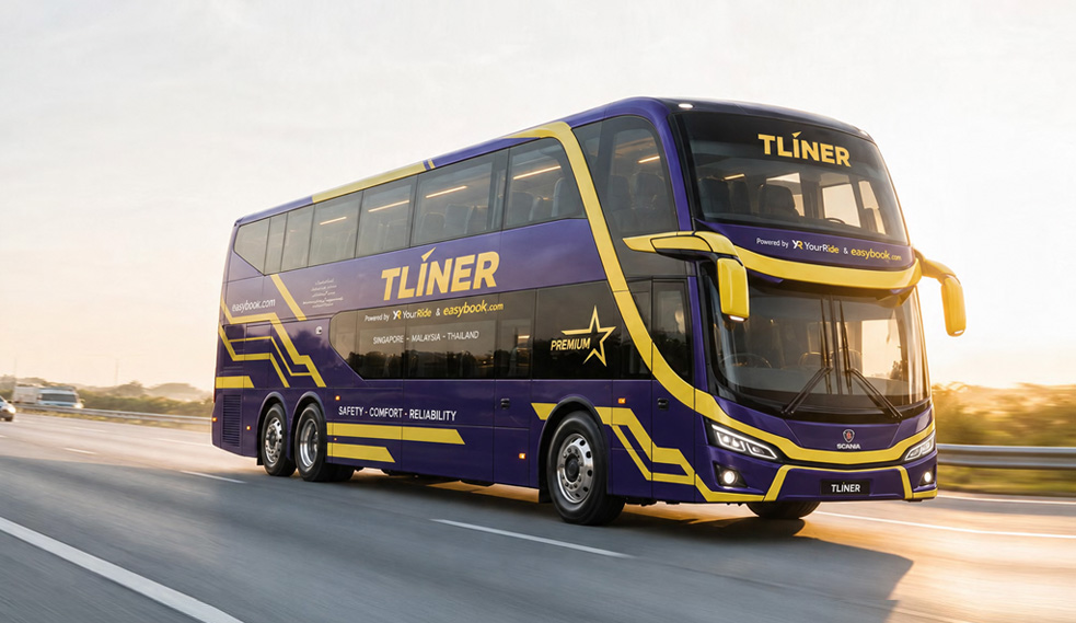 Tliner coach prepared for departure